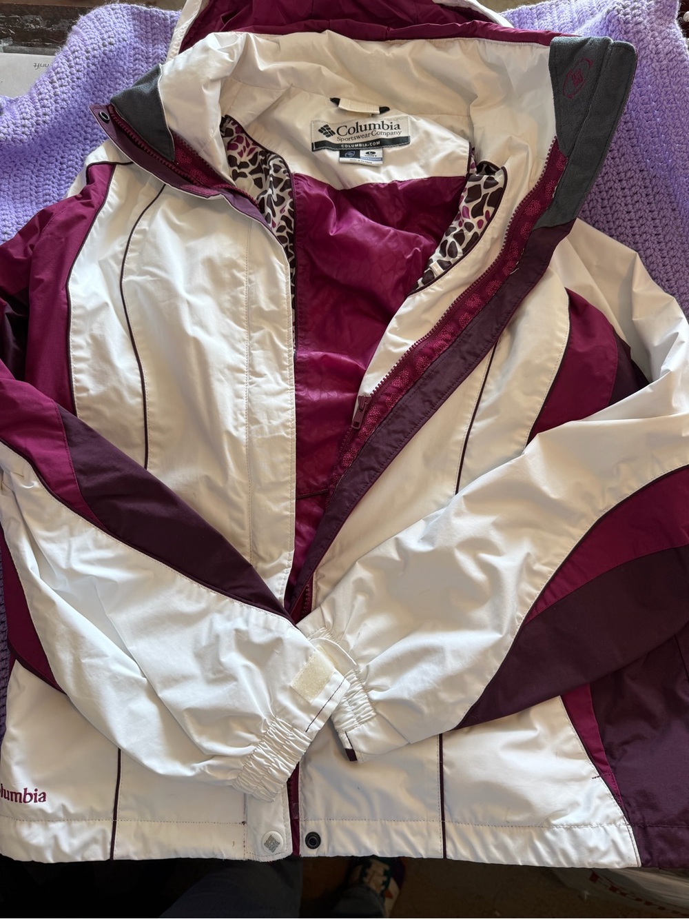 Columbia Women’s Large Interchange Waterproof Hooded Jacket
